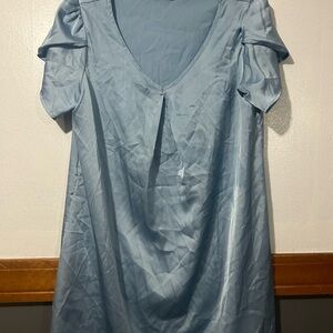 Ekouaer Light Blue Top